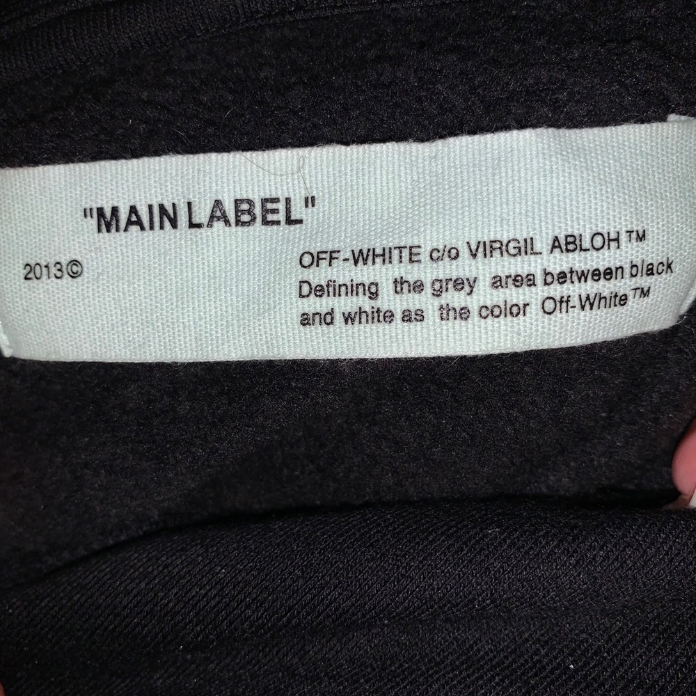 Authentic Off-White “Not Real” Hoodie - Picture 5 of 8